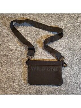 Wild One Black Crossbody Bag / Pouch
